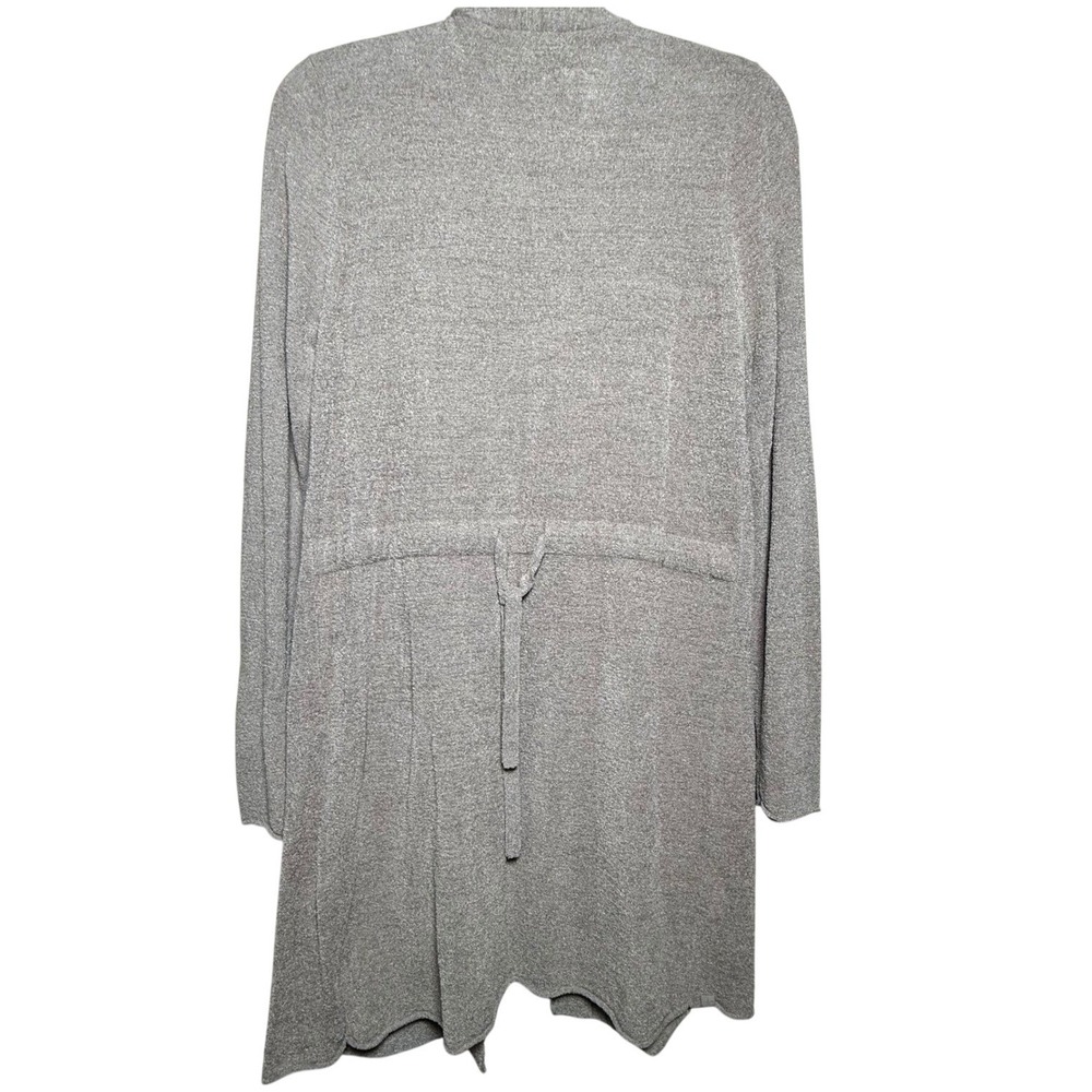 Barefoot Dreams Cardigan‎ Women Medium Taupe Excellent CozyChic Ultra Lite Open - Picture 11 of 11